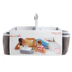 Munchkin Portable Diaper Caddy Organizer - Gray -Children'S Home Furnishings Store GUEST 680618d1 ba8e 4e46 bae7 bbe5be240bf0