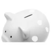 Pearhead Ceramic Piggy Bank - Gray With White Polka Dots 2 Pearhead Ceramic Piggy Bank - Gray With White Polka Dots -Children'S Home Furnishings Store GUEST 6890d2a9 daf6 4b06 affa db8987fe79c6