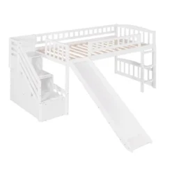 Twin Size Loft Bed With Two Drawers And Slides - ModernLuxe -Children'S Home Furnishings Store GUEST 6abb125b ec63 4bce a6f6 e8483e762de3