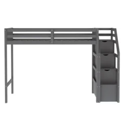 Twin Over Full Loft Bed With Staircase - ModernLuxe -Children'S Home Furnishings Store GUEST 6bade41e f0af 42da bdd8 c200c0114289
