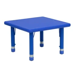 Flash Furniture 24" Square Plastic Height Adjustable Activity Table -Children'S Home Furnishings Store GUEST 6c26c306 5d15 4460 b9f7 5f6747a07da3