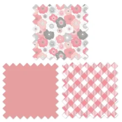 Bacati - Watercolor Floral Coral Gray 4 Pc Crib Bedding Set With Diaper Caddy -Children'S Home Furnishings Store GUEST 6cd7fb00 3f1a 4e6a 8e64 88a2add9c85d