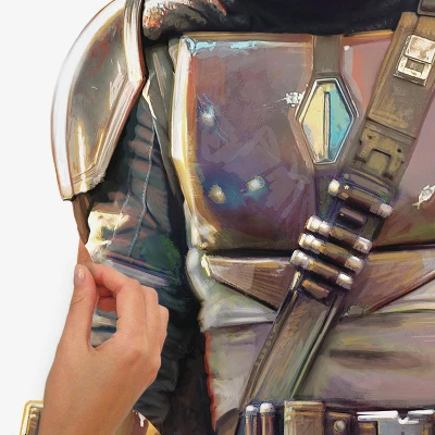 Star Wars The Mandalorian Giant Peel and Stick Wall Decal - RoomMates Star Wars The Mandalorian Giant Peel And Stick Wall Decal - RoomMates -Children'S Home Furnishings Store GUEST 6d1abf0a 8b42 42fa be16 4486500f17ae