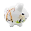 Bank Gone Fishing Pig Bank - One Bank 7.75 Inches - Net Rod Reel Save - 36870 - Ceramic - Multicolored -Children'S Home Furnishings Store GUEST 6e578c69 b623 4c74 ba5f ffa4db92fad0