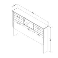 Ulysses Bookcase Headboard With Doors - South Shore -Children'S Home Furnishings Store GUEST 7524ab8e bf48 419c 8fdd 0446a20dad6d