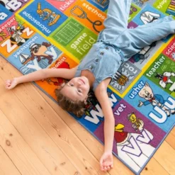 KC CUBS | Looney Tunes Boy & Girl Kids ABC Alphabet, Jobs & Objects Educational Learning & Play Nursery Bedroom Classroom Rug Carpet -Children'S Home Furnishings Store GUEST 770f832a 768f 4875 907b 60a213b9fe02