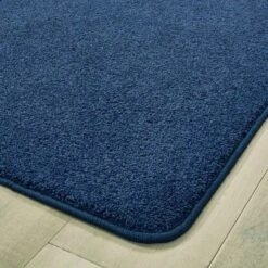 Carpets For Kids KIDply Soft Solids - 6' X 9' Rectangle - Midnight Blue