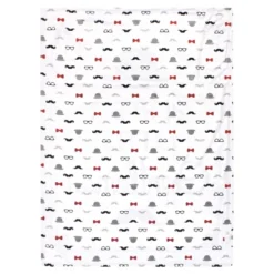 Hudson Baby Infant Boy Plush Mink Blanket, Perfect Gentlemen, One Size