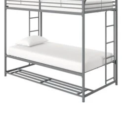 Twin Betony Kids' Bunk Bed With Storage Bins Silver - Room & Joy 5 Twin Betony Kids' Bunk Bed With Storage Bins Silver - Room & Joy -Children'S Home Furnishings Store GUEST 793b2930 f43b 4c26 b478 b4f7ade8aaf9