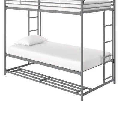 Twin Betony Kids' Bunk Bed with Storage Bins Silver - Room & Joy Twin Betony Kids' Bunk Bed With Storage Bins Silver - Room & Joy -Children'S Home Furnishings Store GUEST 793b2930 f43b 4c26 b478 b4f7ade8aaf9