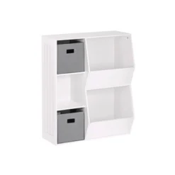 3pc Kids' Floor Cabinet With 2 Bins Set - RiverRidge Home -Children'S Home Furnishings Store GUEST 79502da4 3f65 48d9 adac 12729dfa507d