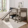 Max & Lily Twin Over Twin Low Bunk Bed With Slide -Children'S Home Furnishings Store GUEST 7a780191 0560 4687 b2e3 9716697bb5f4