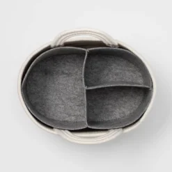 Coiled Rope Diaper Caddy With Dividers - Cloud Island™ Cream -Children'S Home Furnishings Store GUEST 7f5e960b d644 465e 8a6b 1a2091651e69