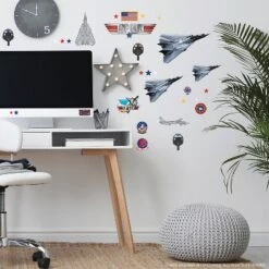 Top Gun Peel And Stick Wall Decals - RoomMates -Children'S Home Furnishings Store GUEST 82d130a3 f2db 4f93 a3a8 9dfa3a435939