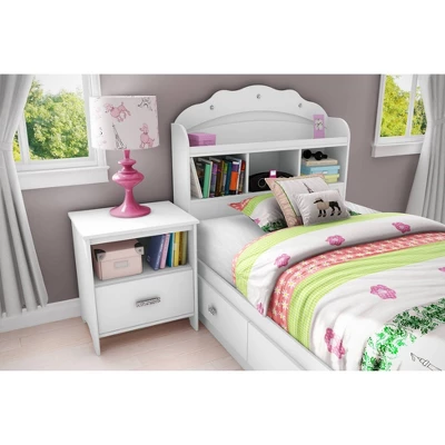 Tiara Bookcase Headboard Pure White - South Shore Tiara Bookcase Headboard Pure White - South Shore -Children'S Home Furnishings Store GUEST 83f212dd 0a72 404f 8df9 d77ce437086f