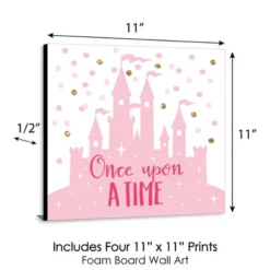 Big Dot Of Happiness Little Princess Crown - Kids Room, Nursery Decor & Home Decor - 11 X 11 Inches Nursery Wall Art - Set Of 4 Prints For Baby's Room -Children'S Home Furnishings Store GUEST 848da591 2ed0 466c 83e1 94bfc0d2d255