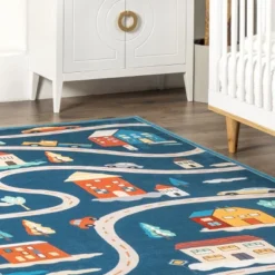 NuLOOM Zita Neighborhood Machine Washable Kids Area Rug -Children'S Home Furnishings Store GUEST 87f693c8 917c 48b8 8c9b f6e73bc3d63c