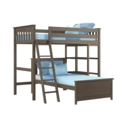Max & Lily L-Shaped Twin Over Twin Bunk Bed With Bookcase 7 Max & Lily L-Shaped Twin Over Twin Bunk Bed With Bookcase -Children'S Home Furnishings Store GUEST 8923102b 7f05 412a 9b76 37091349e48d