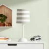 Striped Kids' Accent Lamp Gray - Pillowfort™ -Children'S Home Furnishings Store GUEST 89a1a57f 00ff 41c2 8f09 684190f7a834