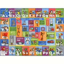 KC CUBS | Looney Tunes Boy & Girl Kids ABC Alphabet, Jobs & Objects Educational Learning & Play Nursery Bedroom Classroom Rug Carpet -Children'S Home Furnishings Store GUEST 8c28e392 2644 4bd2 9b1b 198fc479d4f9