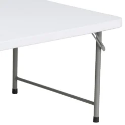 Emma And Oliver 4.93-Foot Kid's Granite White Plastic Folding Activity Table - Play Table -Children'S Home Furnishings Store GUEST 8fc083b6 73c4 4f6b b304 4bbd3c3d2790