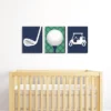 Big Dot Of Happiness Par-Tee Time - Golf - Sports Nursery Wall Art, Kids Room Decor & Game Room Home Decor - 7.5 X 10 Inches - Set Of 3 Prints -Children'S Home Furnishings Store GUEST 9008c354 fe44 4442 af71 7827757cd746