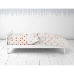 Bacati - Basketball Orange/Gray Muslin 4 Pc Toddler Bedding Set -Children'S Home Furnishings Store GUEST 904f957c 2e8c 43a0 82be a194ebef6303