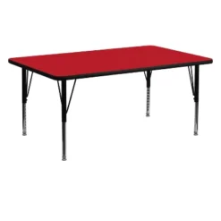 Flash Furniture 24''W X 60''L Rectangular HP Laminate Activity Table - Height Adjustable Short Legs 5 Flash Furniture 24''W X 60''L Rectangular HP Laminate Activity Table - Height Adjustable Short Legs -Children'S Home Furnishings Store GUEST 9a603693 23d7 4d4d 8a7c 9d9fc627908e