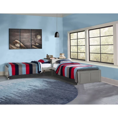 Twin Pulse L Shape Bed Gray - Hillsdale Furniture Twin Pulse L Shape Bed Gray - Hillsdale Furniture -Children'S Home Furnishings Store GUEST 9c076439 a71b 467b b432 68f6fb7ca8ca