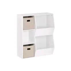 3pc Kids' Floor Cabinet With 2 Bins Set - RiverRidge Home -Children'S Home Furnishings Store GUEST 9c56e74c ec76 41bc 81f0 bb4496819535