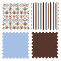 Bacati - Mod Sports Blue Orange Chocolate 4 Pc Toddler Bedding Set -Children'S Home Furnishings Store GUEST a0990614 4b0a 4dfe ade0 d4389e66f50e