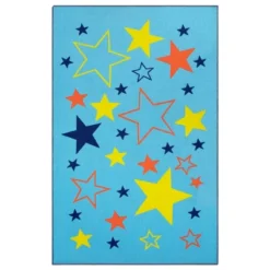 All Star Non-Slip Kids Playroom Decor Washable Indoor Area Rug By Blue Nile Mills -Children'S Home Furnishings Store GUEST a1804f6f 5749 4c33 8c56 fef03b0deb65
