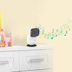 Panasonic Extra Long Range Video Baby Monitor 3.5" - KX-HN4001W