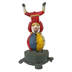 Design Toscano Spinning Acrobat Clown On Globe Authentic Iron Mechanical Bank 4 Design Toscano Spinning Acrobat Clown On Globe Authentic Iron Mechanical Bank -Children'S Home Furnishings Store GUEST a64e3499 0363 470b 94a6 b55b7d17adc2