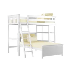 Max & Lily L-Shaped Twin Over Twin Bunk Bed With Bookcase 6 Max & Lily L-Shaped Twin Over Twin Bunk Bed With Bookcase -Children'S Home Furnishings Store GUEST a88b0d97 c396 49ba 8bff 157cef7d55a5