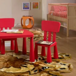 Walk On Me Faux Fur Super Soft Kids Moose Rug Tufted With Non-slip Backing Area Rug