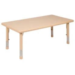 Emma And Oliver 24"W X 48"L Rectangular Plastic Height Adjustable Activity Table 12 Emma And Oliver 24"W X 48"L Rectangular Plastic Height Adjustable Activity Table -Children'S Home Furnishings Store GUEST ac7dbdad f38f 481c 8947 3c28001e5d64 1