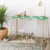 Jacqueline Maldonado Paradise Palms Desk With Gold Legs - Deny Designs -Children'S Home Furnishings Store GUEST aefb5fff 2486 4cea a12a 4b5a6b9da54c