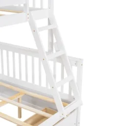 Twin Over Full Bunk Bed With Ladders And Two Storage Drawers-ModernLuxe -Children'S Home Furnishings Store GUEST af5d187d 88bc 460c 9fa9 1e154951a08c