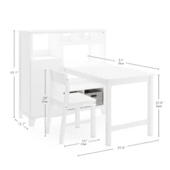 Martha Stewart Living And Learning Kids' Media System With Desk Extension -Children'S Home Furnishings Store GUEST af6a8084 ccdd 4f29 80dd 35fc1bd5c542