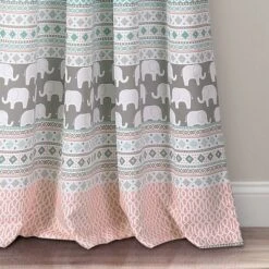 Elephant Striped Window Curtain Panels - Lush Décor -Children'S Home Furnishings Store GUEST b0cf3ca2 bc79 4cc5 8ab3 d66760cd5c36