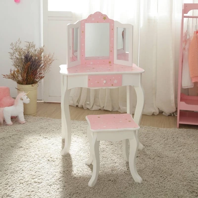Fashion Twinkle Star Gisele Play Vanity Set Pink/White - Teamson Kids Fashion Twinkle Star Gisele Play Vanity Set Pink/White - Teamson Kids -Children'S Home Furnishings Store GUEST b0d417e6 25d8 464c a394 7bd914ebaf1c