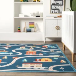 NuLOOM Zita Neighborhood Machine Washable Kids Area Rug -Children'S Home Furnishings Store GUEST b1f2bed9 da48 4b35 ab83 78a7d4be1133