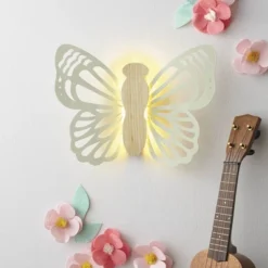 Butterfly Wood Lit Kids' Wall Decor Cream - Pillowfort™ 6 Butterfly Wood Lit Kids' Wall Decor Cream - Pillowfort™ -Children'S Home Furnishings Store GUEST b3cbb6e1 bc0c 4879 995b 9742aeb143db