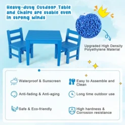 Costway 3PCS Kids Table & 2 Chairs Set Outdoor Heavy-Duty All-Weather Activity Table Set 10 Costway 3PCS Kids Table & 2 Chairs Set Outdoor Heavy-Duty All-Weather Activity Table Set -Children'S Home Furnishings Store GUEST b7370a0d 9064 456b a1f2 5b5903c34368