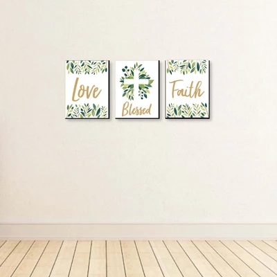 Big Dot of Happiness Elegant Cross - Nursery Wall Art, Kids Room Decor and Home Decorations - Gift Ideas - 7.5 x 10 inches - Set of 3 Prints Big Dot Of Happiness Elegant Cross - Nursery Wall Art, Kids Room Decor And Home Decorations - Gift Ideas - 7.5 X 10 Inches - Set Of 3 Prints -Children'S Home Furnishings Store GUEST bdfd72c7 cd63 4dcb 9eb3 c6042f79184e