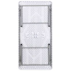 Emma And Oliver 4.93-Foot Kid's Granite White Plastic Folding Activity Table - Play Table -Children'S Home Furnishings Store GUEST c1988e5a f1dc 4439 ade1 331192093d40