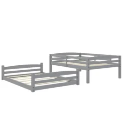 Full Over Full Alaina Floor Wood Bunk Bed - Room & Joy -Children'S Home Furnishings Store GUEST c24be05e f164 485e 808a c4d07721356f