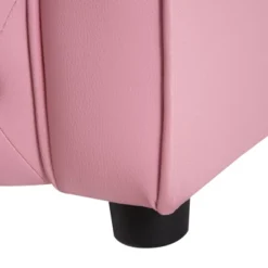Qaba Kids Sofa Toddler Tufted Upholstered Sofa Chair Princess Couch Furniture With Diamond Decoration For Preschool Child, Pink -Children'S Home Furnishings Store GUEST c3f2399e 9085 4fee bd92 49866cabc865
