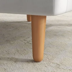 Qaba 2 Seater Kids Sofa, Cloud Shaped Children's Sofa For Nursery Playroom, With Soft Foam Padding, Anti-Tipping Design, For 2-5 Years, White -Children'S Home Furnishings Store GUEST c3f3e6de 6a29 4ea2 a6ec 31fb2b1abef8